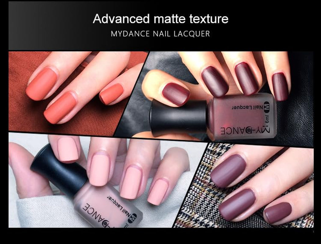 Matte Nude Pink Nail Polish – Quick-Dry Milky Peach Velvet Nail Lacquer