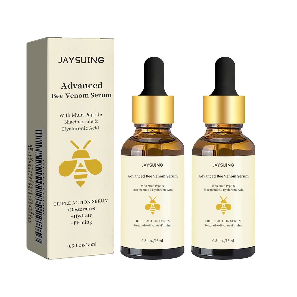 Bee Venom Serum Tighten Lightens Fine Lines Repair Dullness Moisturizing Firming Facial Skin Essence Brightening Skin