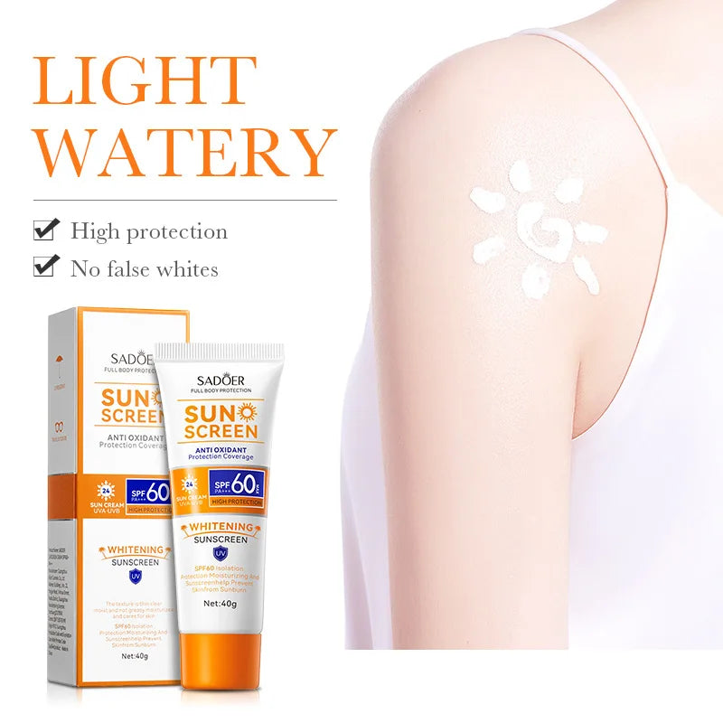 SAODER SPF 60+ Sunscreen for Face and Body