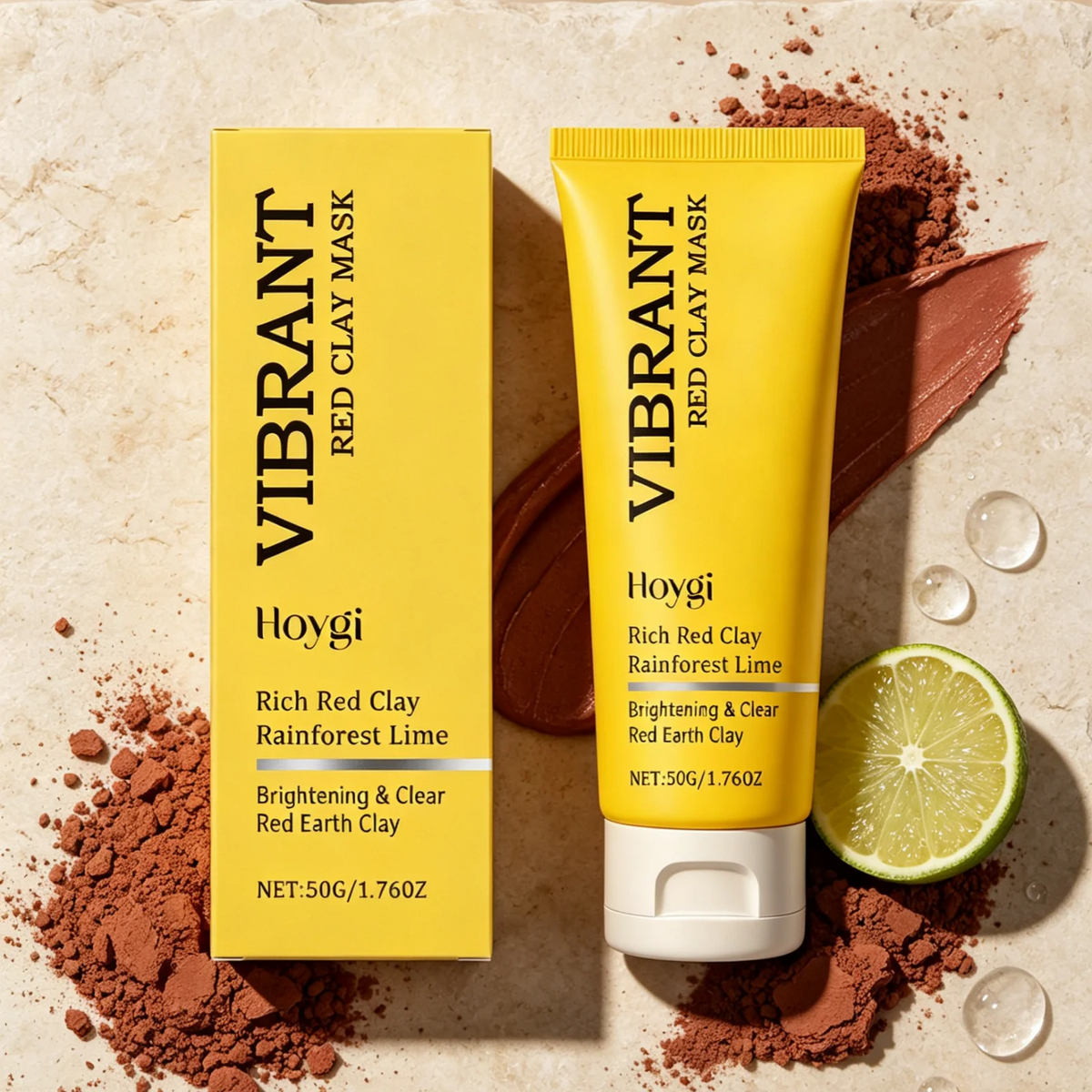 Hoygi Red Clay Mask Deep Cleaning Hydrating