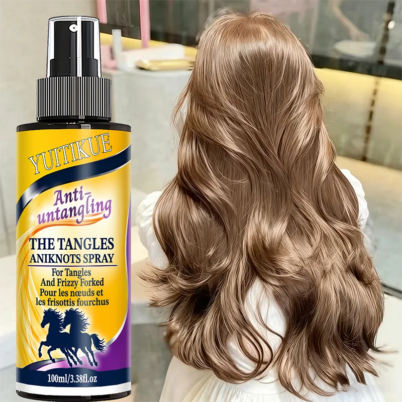 YUITIKUE Instant Hair Detangler Spray Leave-in Conditioner Fast
