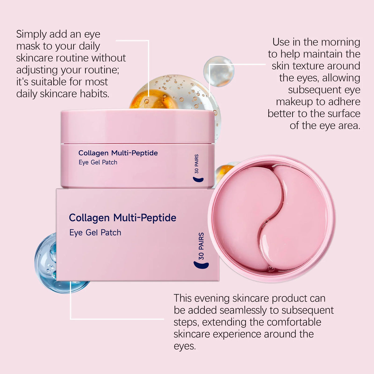 Collagen Multi-peptide Eye Gel Patch Firming Lifting Reduce