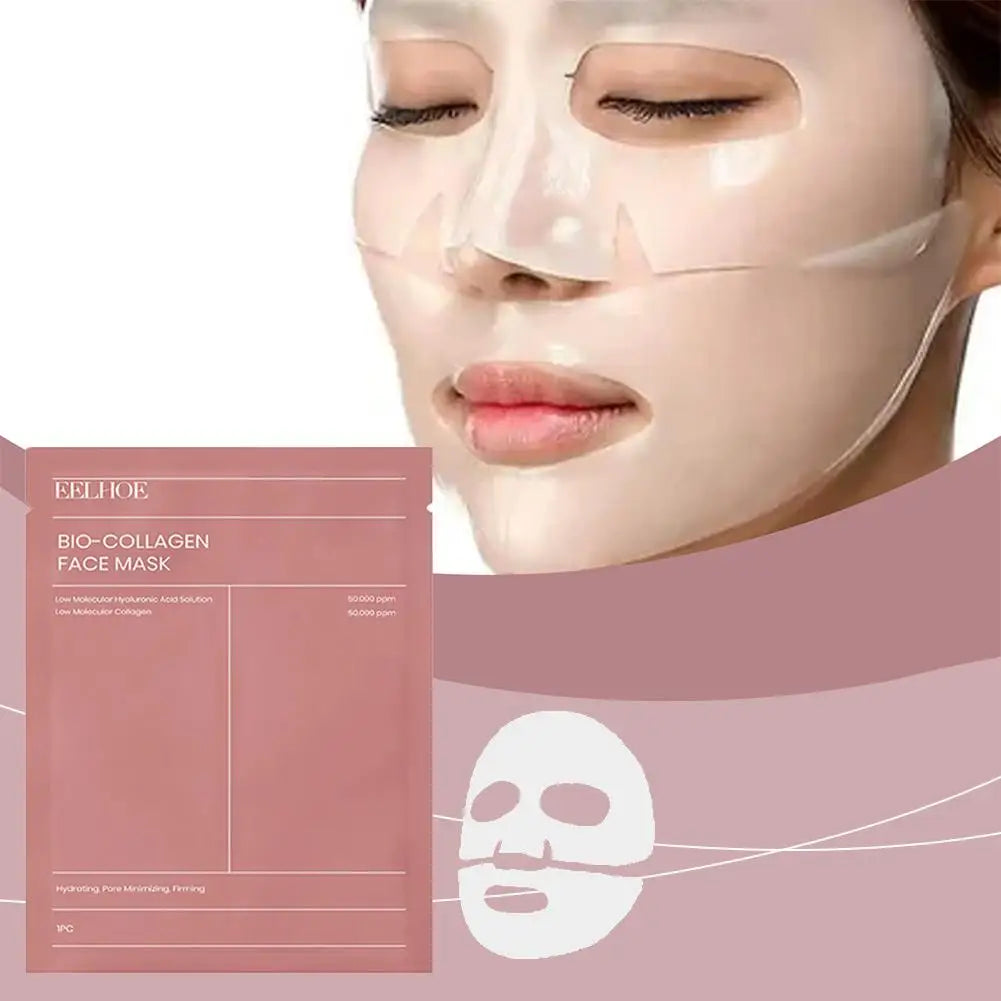 1/5/10PCs Bio Collagen Face Mask Shrink Pores Deep Hydrating