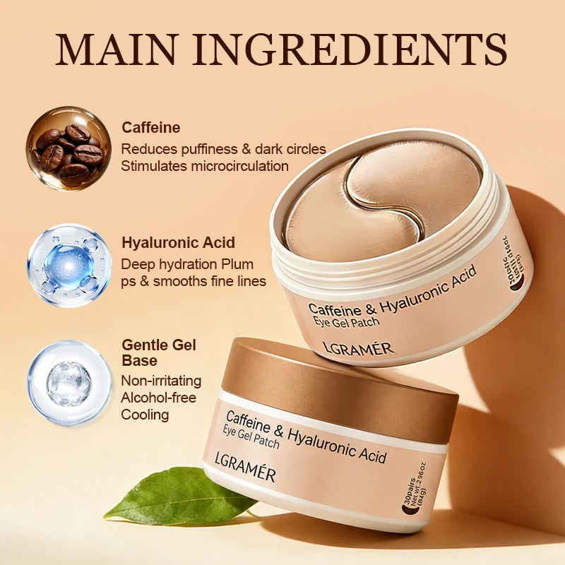 Caffeine Nicotinamide Radiant Firming Eye Masks, Moisturizing