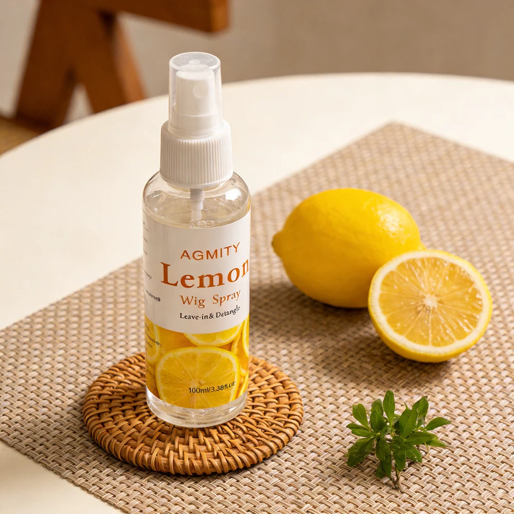 Lemon Scent Wig Care Spray Leave-in Conditioner Moisturizing