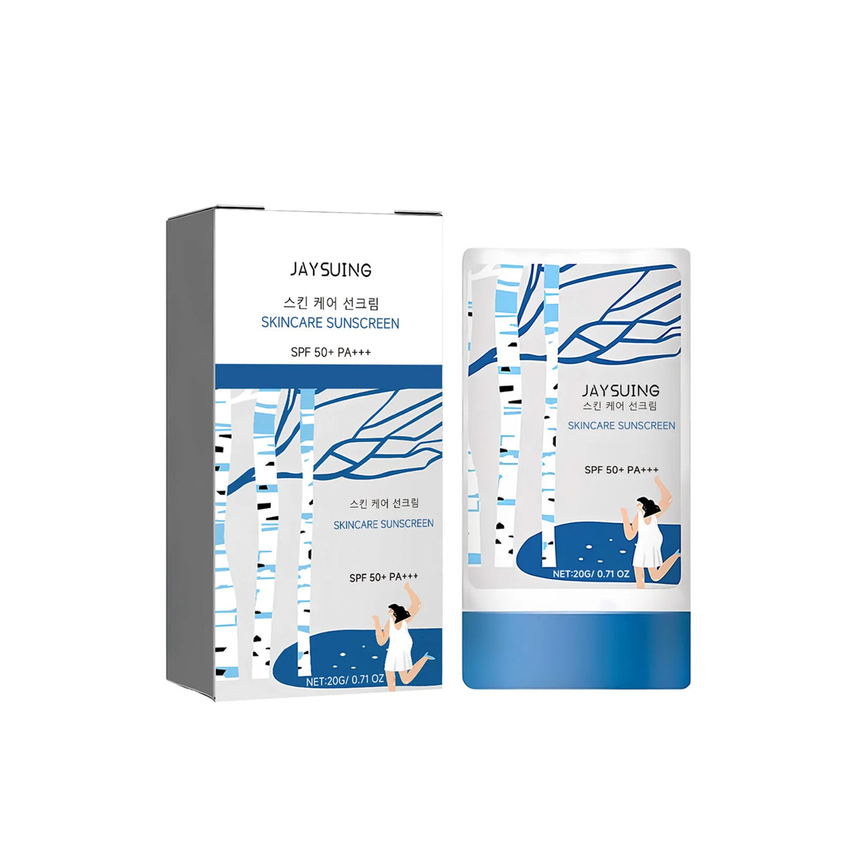 UV Sunscreen Stick SPF50 Lasting Waterproof Moisturize Layer Oil