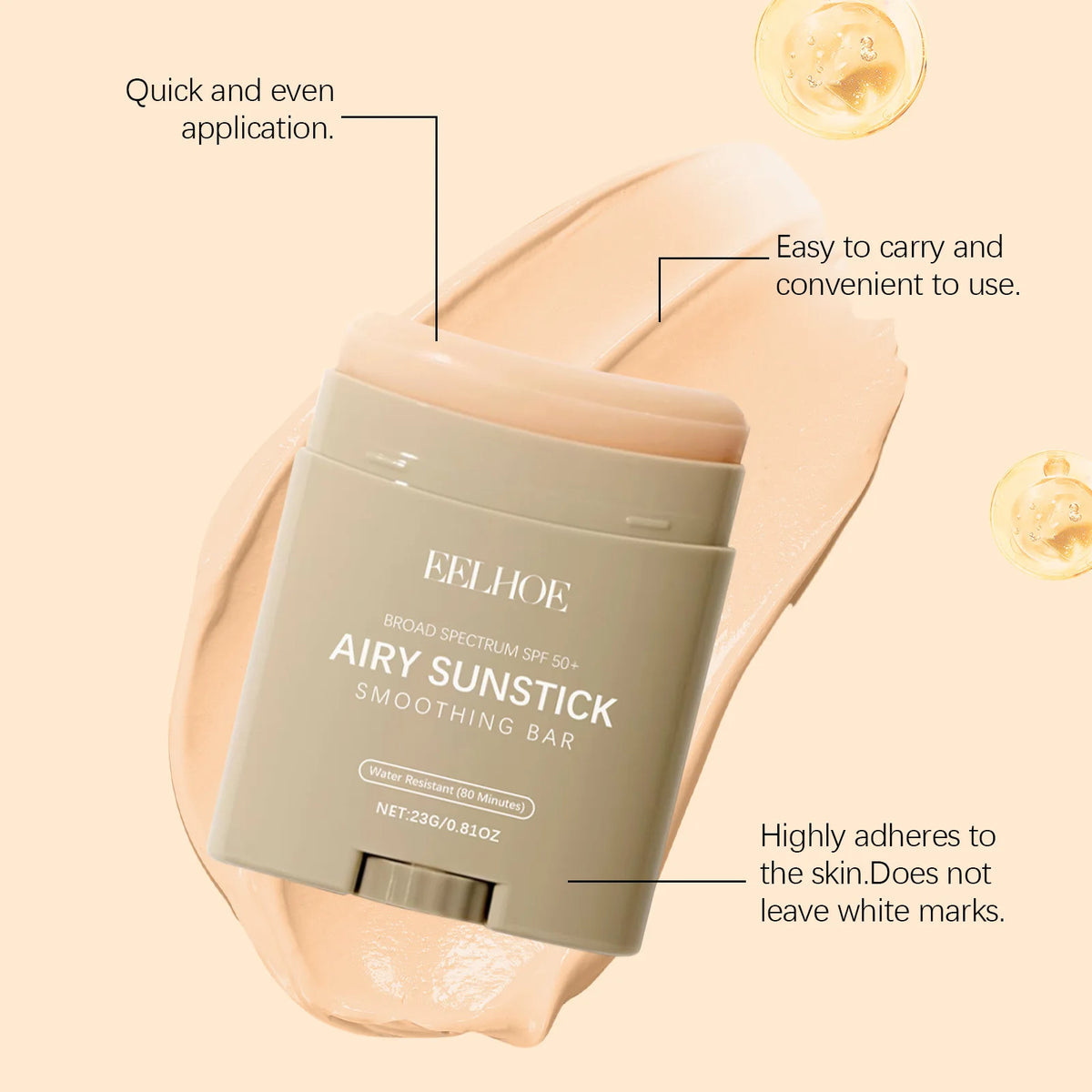Eelhoe Skin Refreshing Sunscreen Stick Keep Refresh Full Coverage