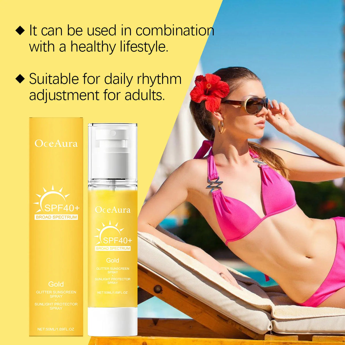 Facial Sunscreen Spray SPF 40+ Non-Sticky