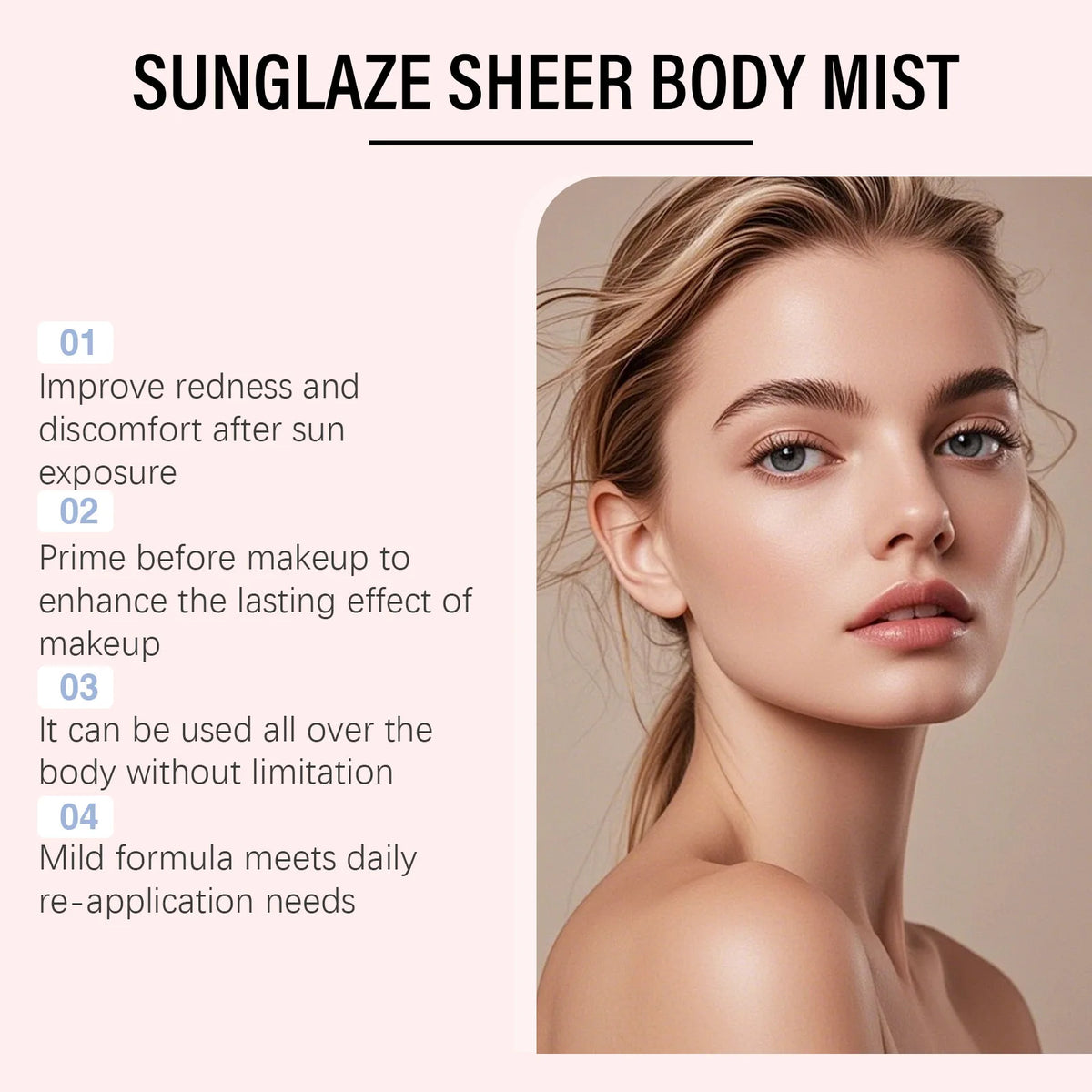 Refreshing Sunscreen Spray Body Sun Block Isolation Mist Long