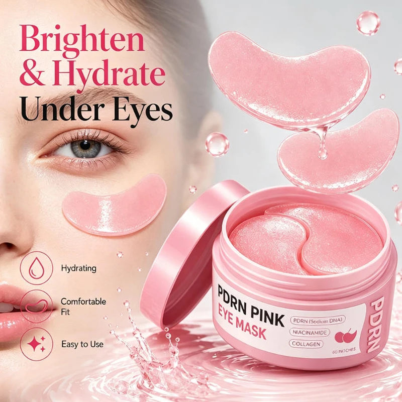 Pdrn Pink Eye Mask Hydrogel Eye Patches Hydrating