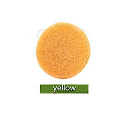 Round Konjac Face Sponge – Soft Cleansing Puff