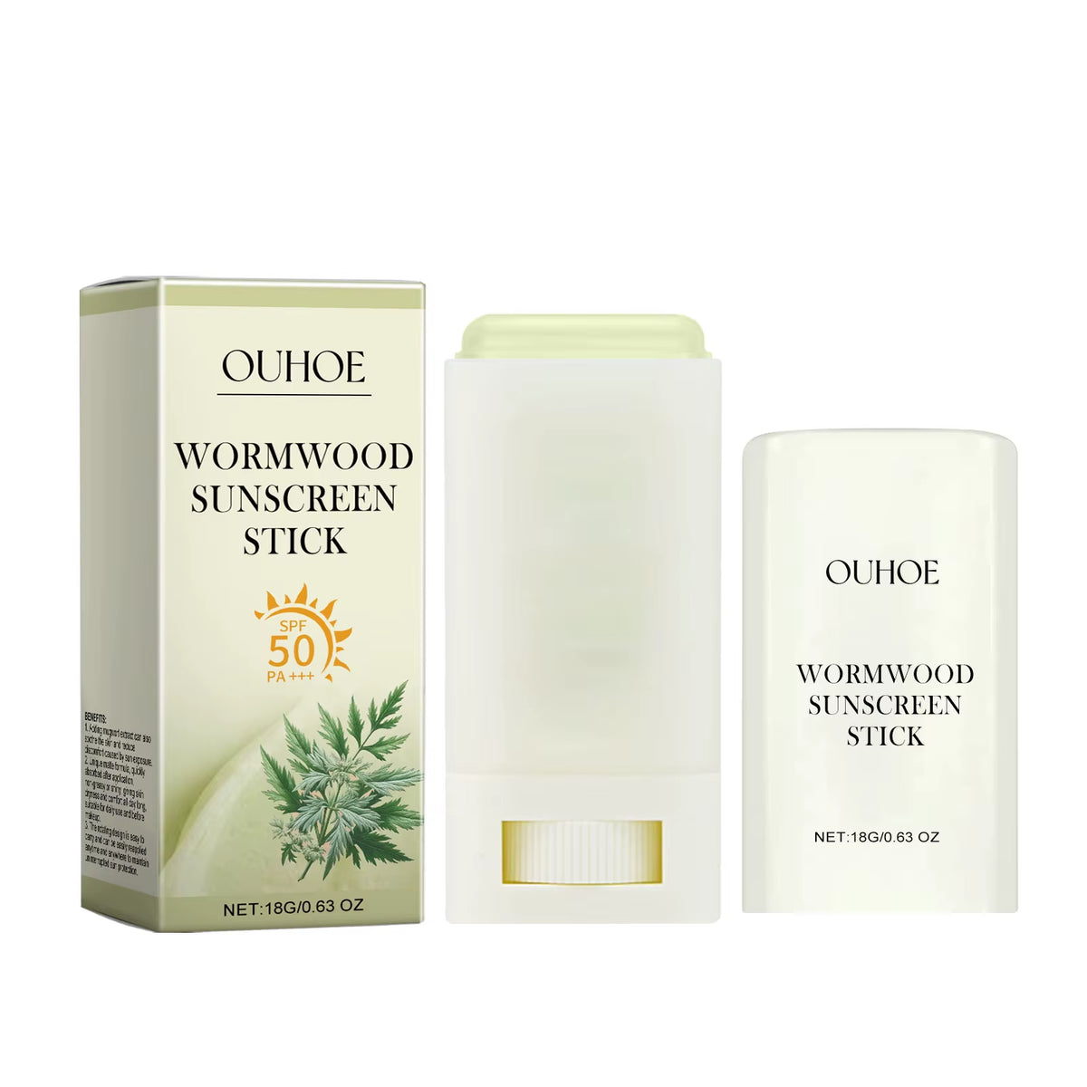 Wormwood Sunscreen Stick – Portable Sun Stick for Face and Body