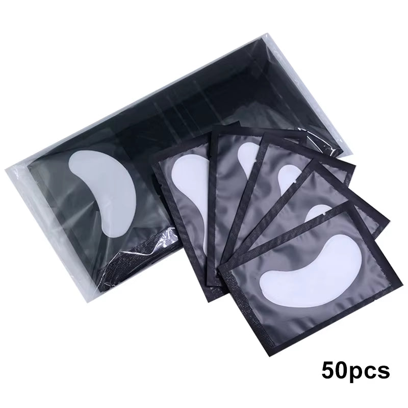 Hydrogel Under Eye Gel Pads – 50 Pairs, Lint-Free Eye Patches