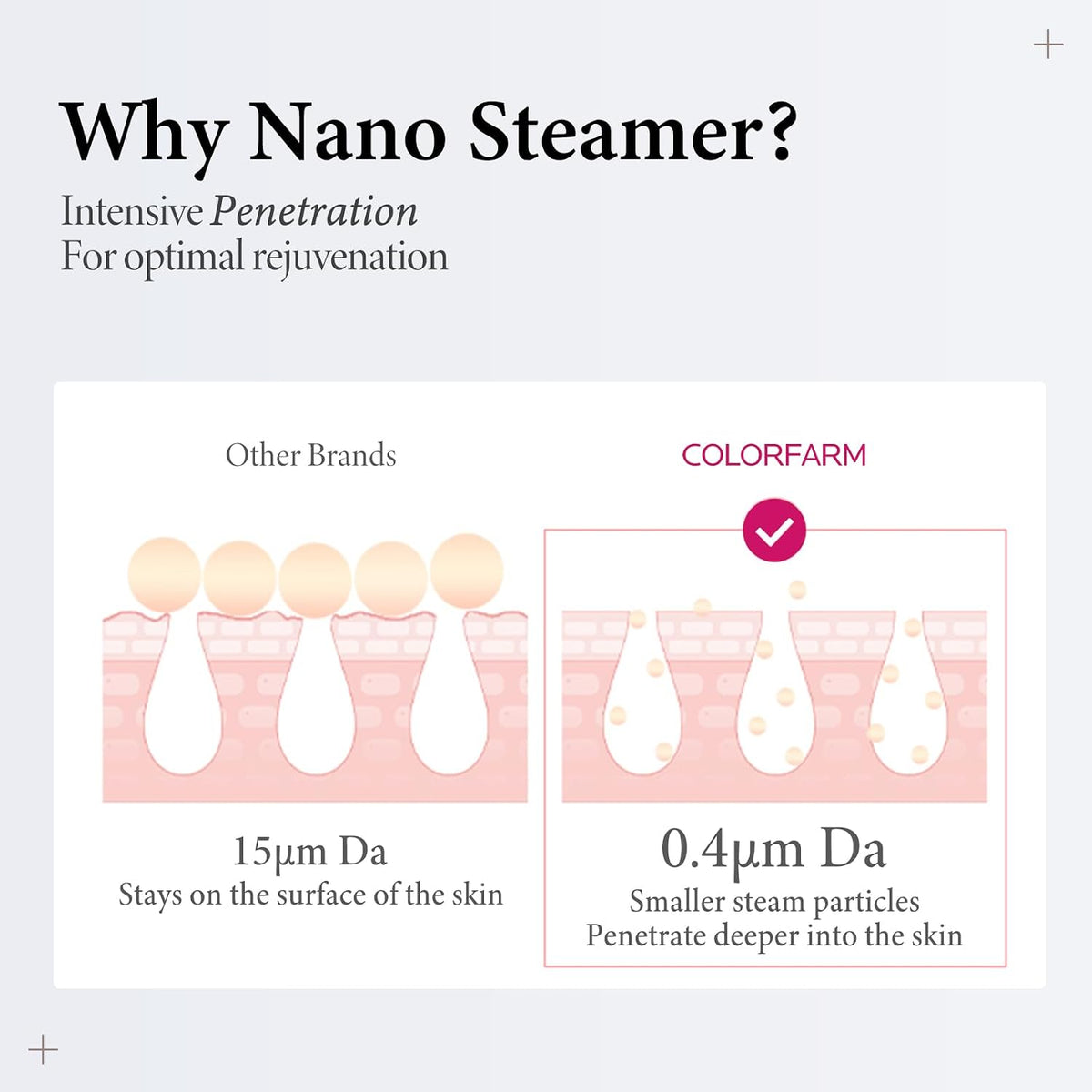 Nano Ionic Facial Steamer – Warm Mist Home Spa Face Steamer