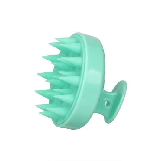 Silicone Scalp Massager Shampoo Brush – Soft Bristle Hair Washing Scrubber Comb