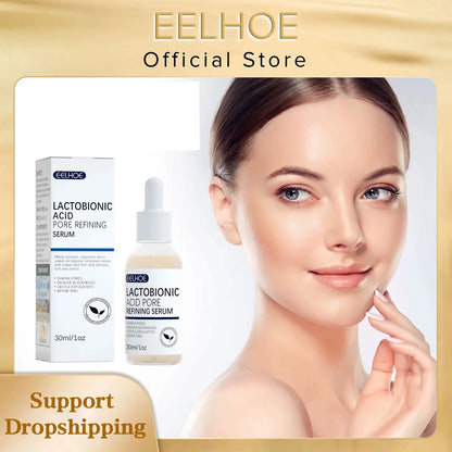 Lactobionic Acid Pore Shrink Face Serum Skin Repair Remove Blackheads Acne Skin Care Lasting Moisturizing Korean Cosmetic