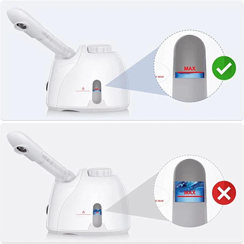 Facial Steamer with Extendable Arm