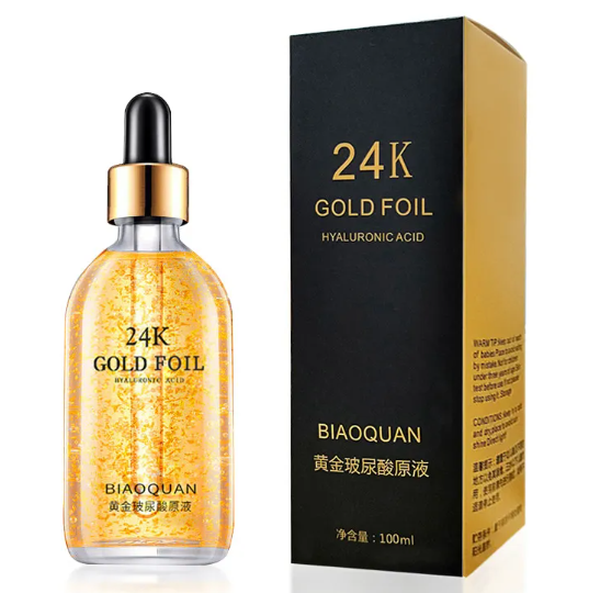 24K Gold Face Serum – Dropper Bottle