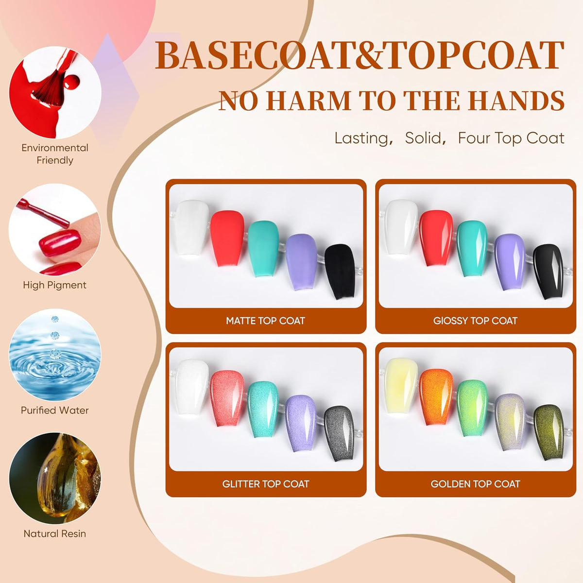25-Color Gel Nail Polish Starter Kit with UV Nail Lamp – Soak-Off Gel Manicure Set