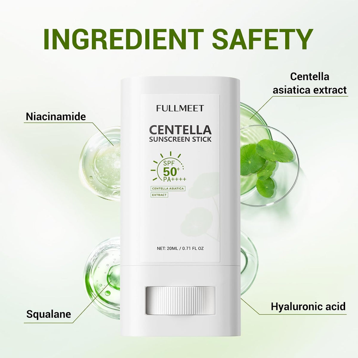 Matte Centella Sun Stick for Face and Body – 0.71 oz Travel Stick