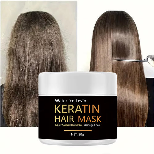 Keratin Hair Mask – Smoothing Hair Treatment Mask Jar