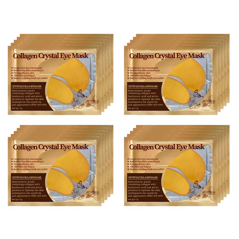 Gold Collagen Crystal Eye Mask – 20 Pairs Under-Eye Patches