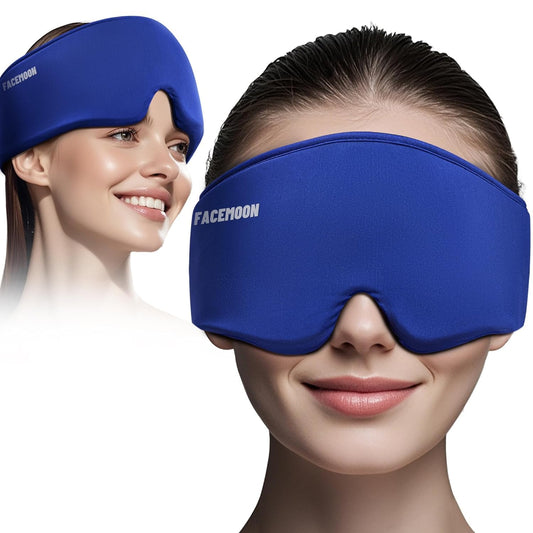 Cooling Gel Eye Mask – Reusable Cold Compress Soft Gel Eye Mask