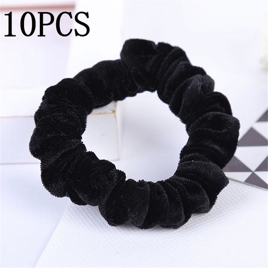 Velvet Hair Scrunchies Set