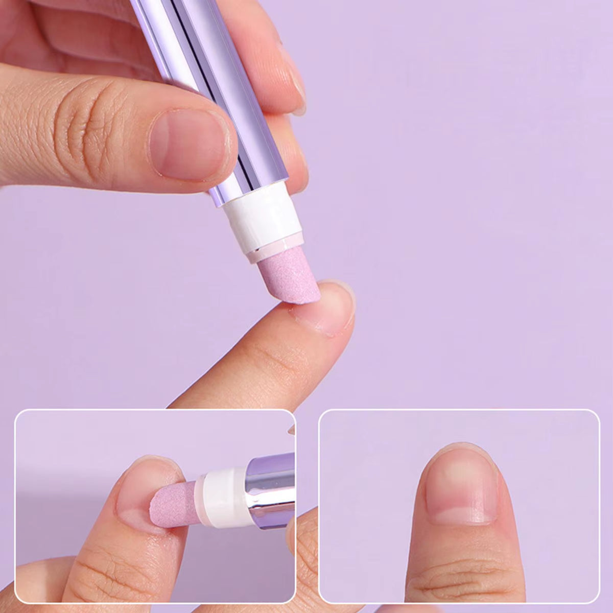 3-in-1 Cuticle Oil Pen – Nourishing Nail Care Pen with Soft Applicator, Lilac