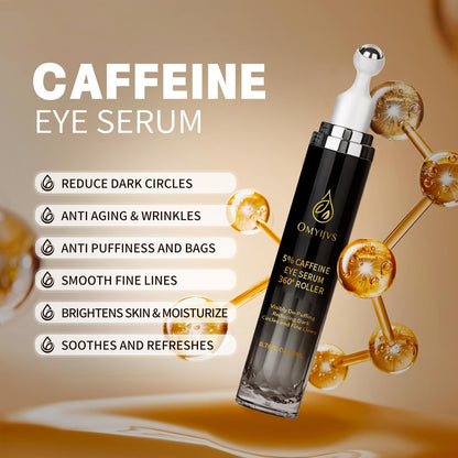 Caffeine Eye Roller Serum – 20ml Massage Ball Under Eye Care
