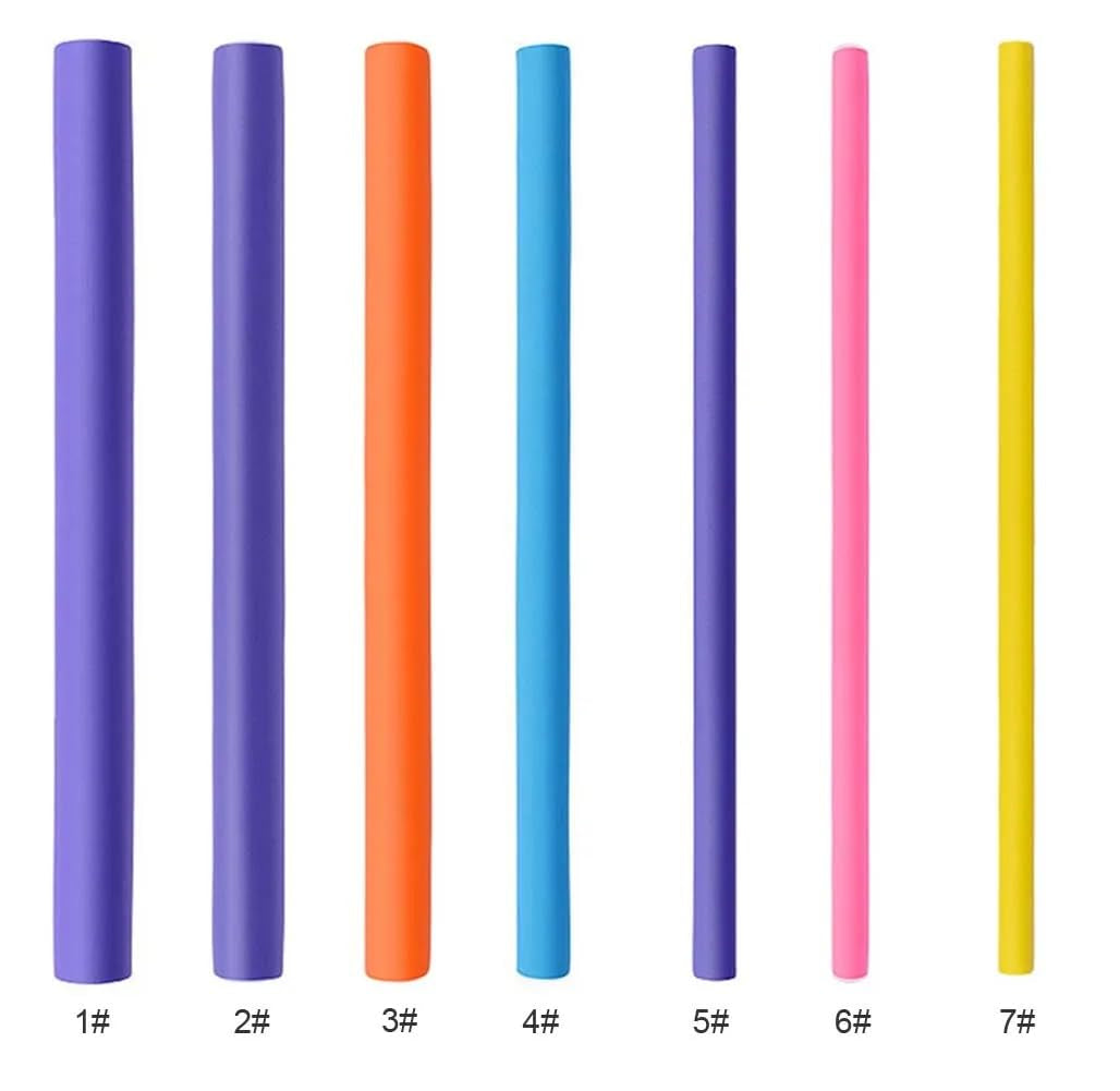 Heatless Flexible Foam Hair Curlers – 42 Pack Twist Curling Rods