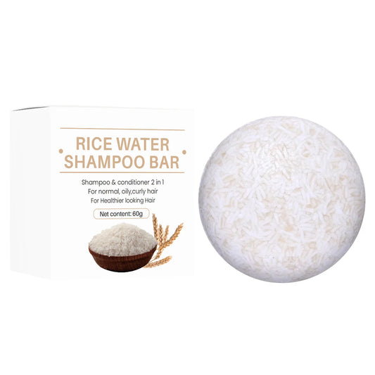 Rice Water Solid Shampoo Bar – Hair Cleansing Soap Bar