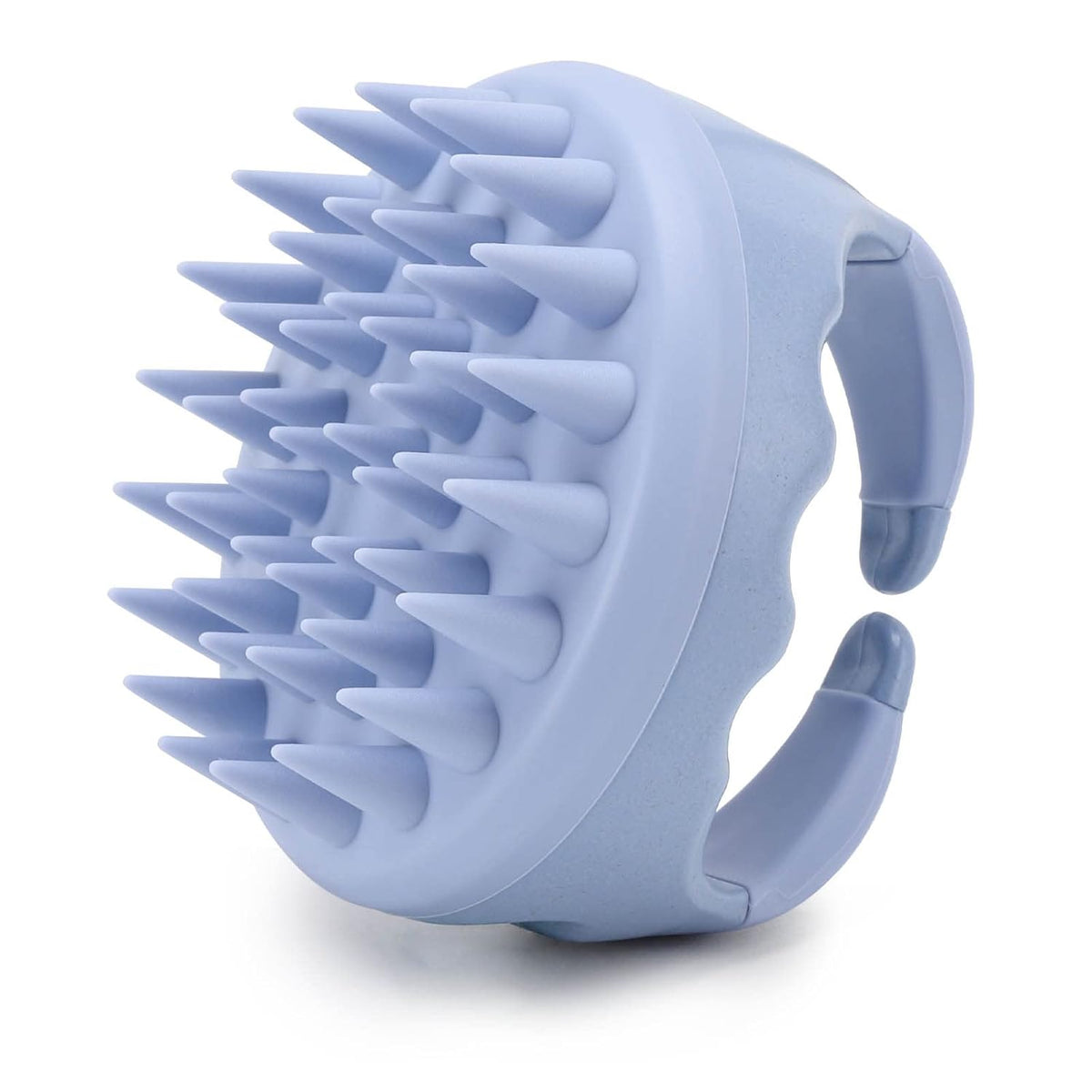 Silicone Scalp Massager Shampoo Brush – Soft Bristles, Blue