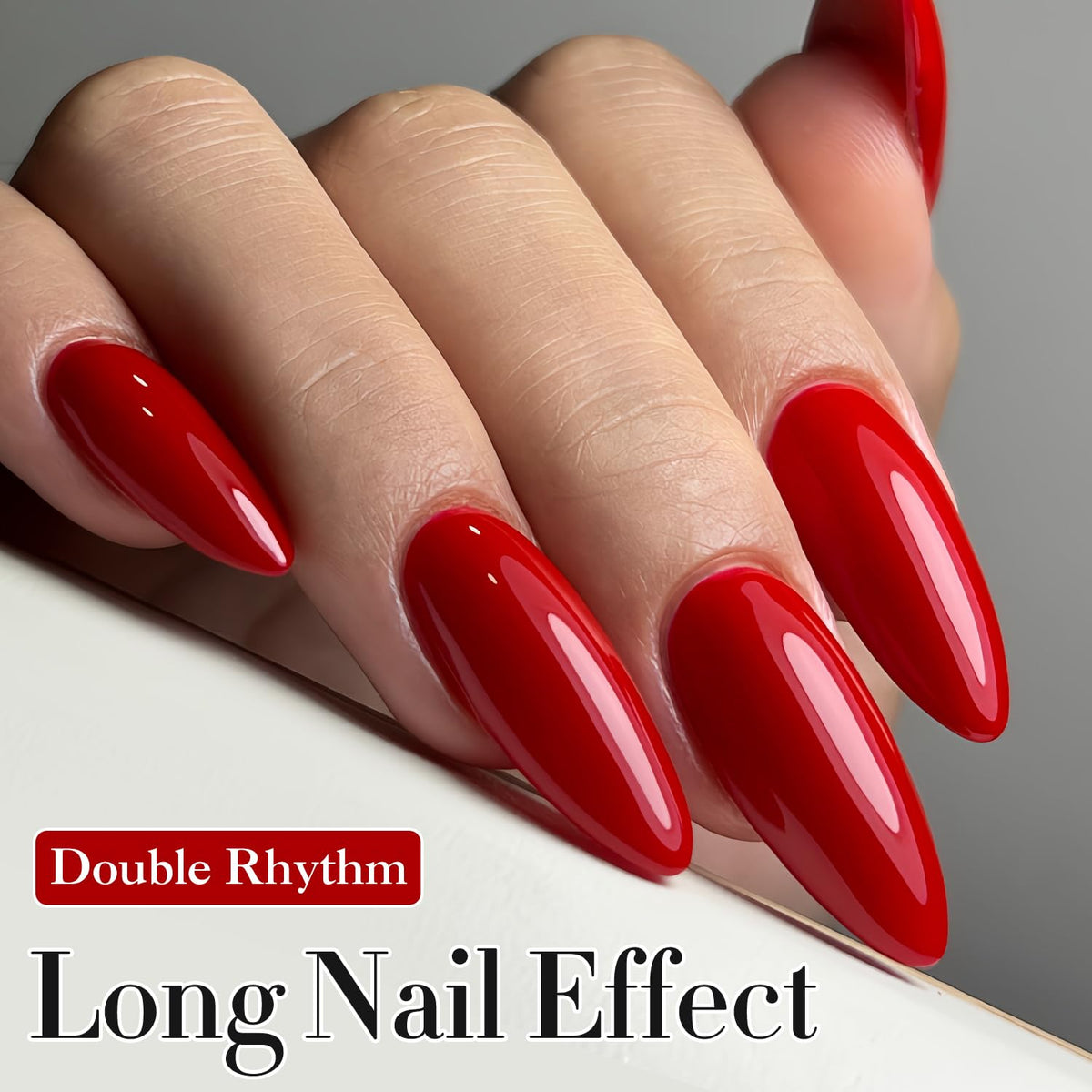 Sheer Red Gel Nail Polish – Soak-Off UV/LED Gel Color, 15 ml