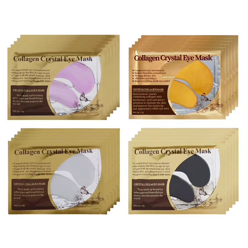 Gold Collagen Crystal Eye Mask – 20 Pairs Under-Eye Patches