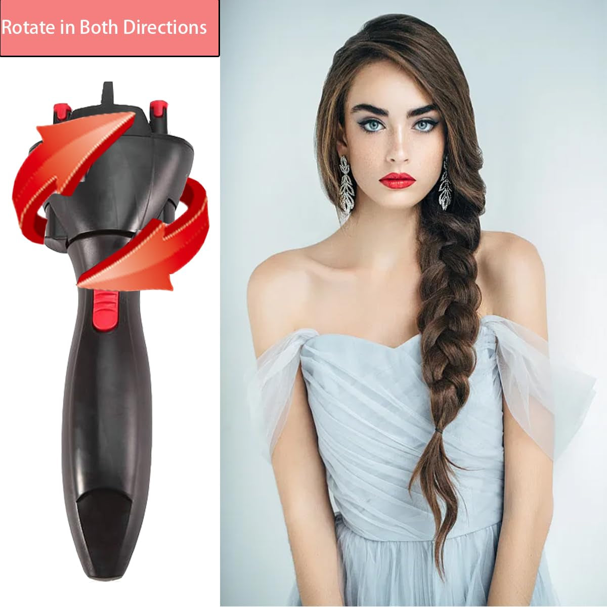 Automatic Hair Braider – Electric Hair Twist Braiding Tool for Women and Girls
