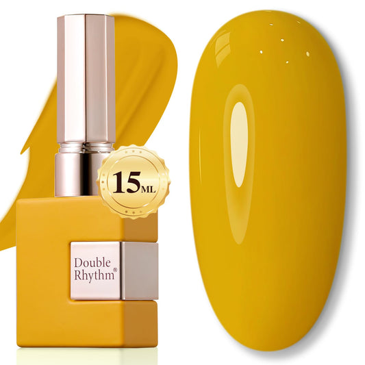Sheer Yellow Gel Nail Polish – Soak-Off UV/LED Gel Color, 15 ml