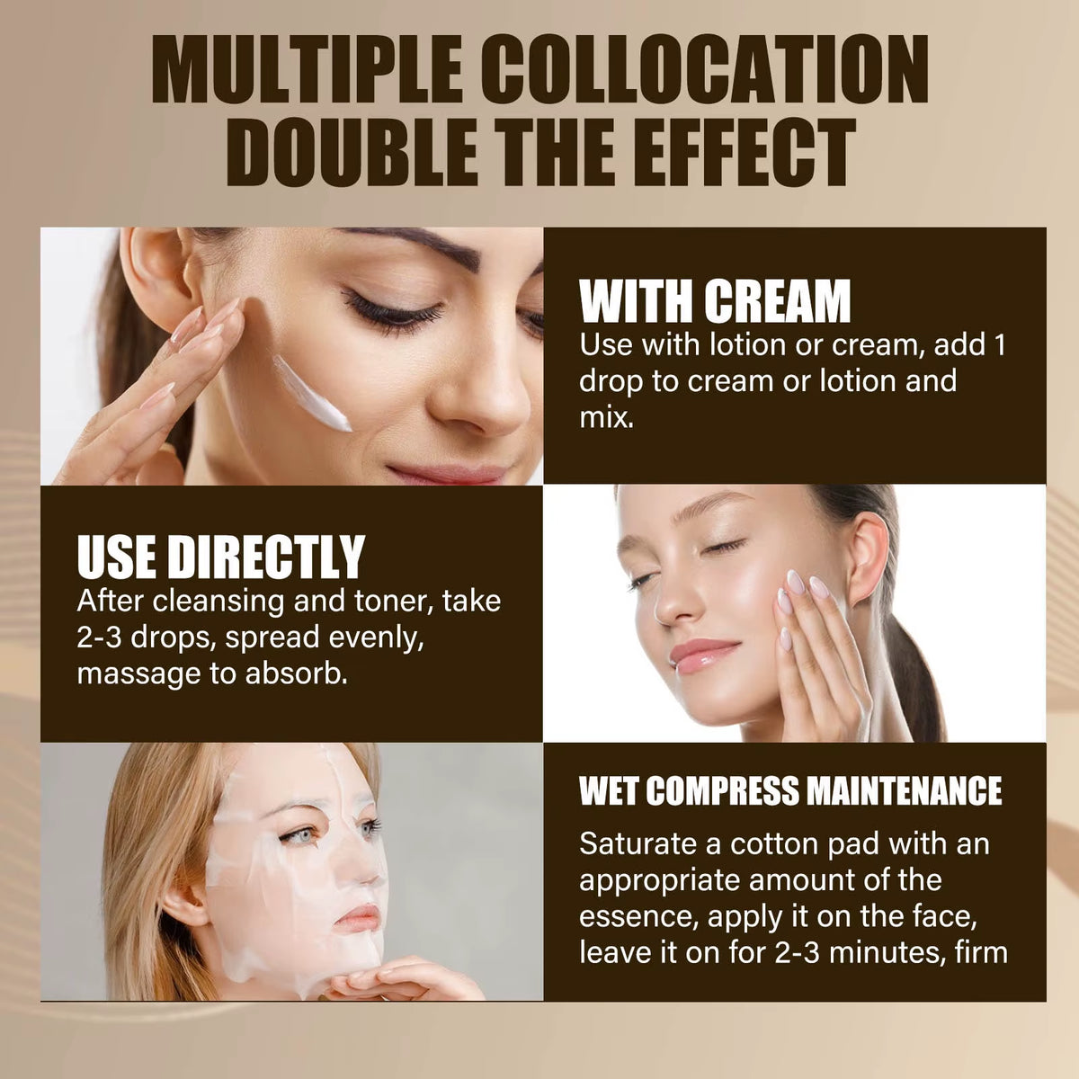 Lactobionic Acid Pore Shrink Face Serum Skin Repair Remove Blackheads Acne Skin Care Lasting Moisturizing Korean Cosmetic