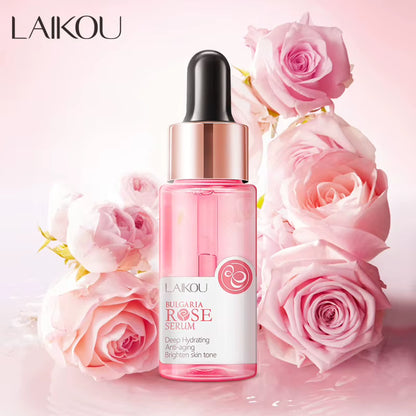Bulgaria Rose Face Serum Deep Moisturizing Hydrating Essences Skin Tone Shrink Pores Skin Care