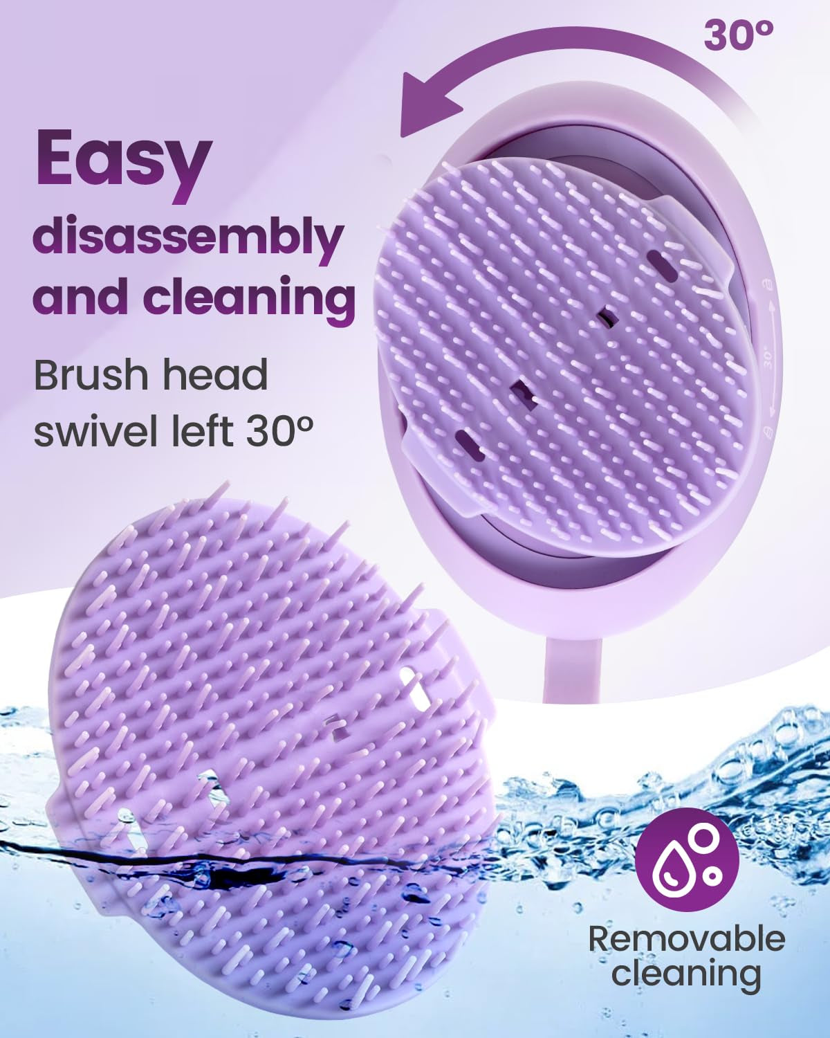 Rechargeable Electric Scalp Massager – Portable Handheld Head Massage Tool