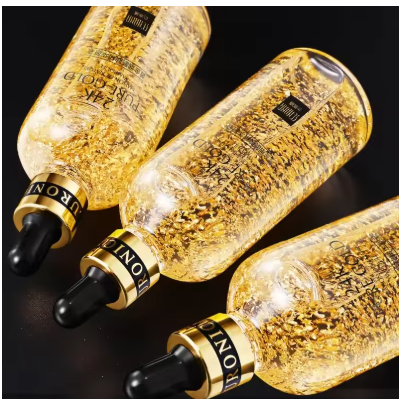 24K Gold Hyaluronic Acid Face Serum – Dropper Bottle