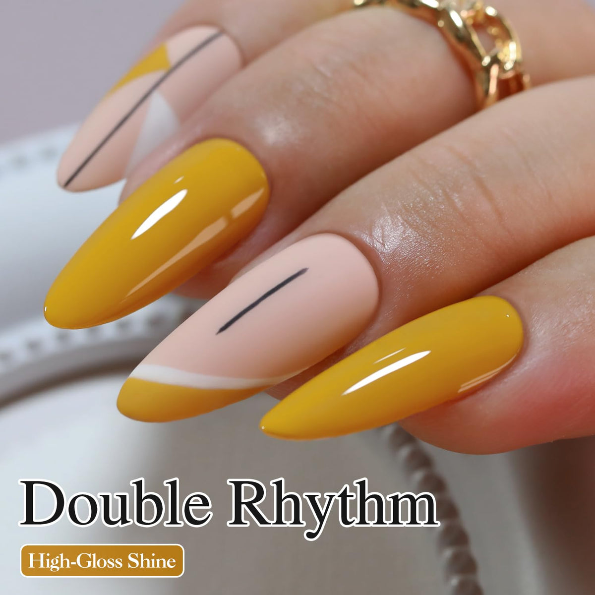 Sheer Yellow Gel Nail Polish – Soak-Off UV/LED Gel Color, 15 ml