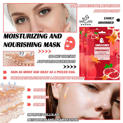 20-Piece Hydrating Facial Sheet Mask Set – Daily Moisturizing Face Masks