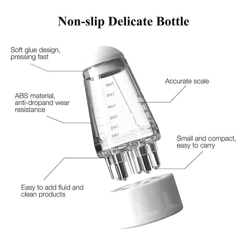 Scalp Oil Applicator Comb – Root Comb Bottle with Massage Comb