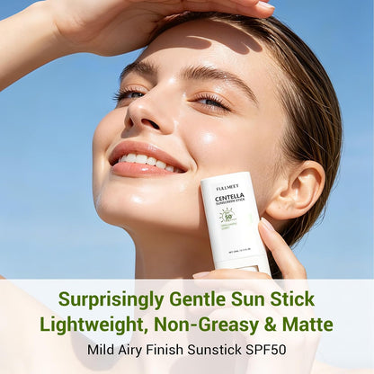 Matte Centella Sun Stick for Face and Body – 0.71 oz Travel Stick
