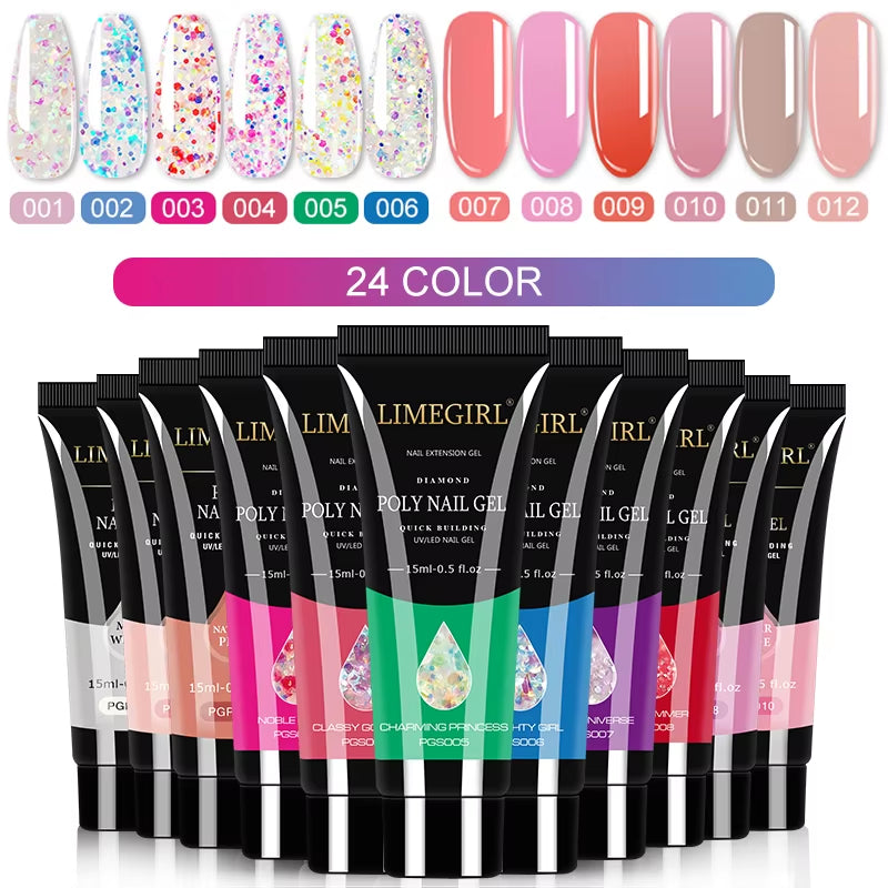 Poly Nail Extension Gel Set