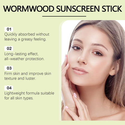 Wormwood Sunscreen Stick – Portable Sun Stick for Face and Body