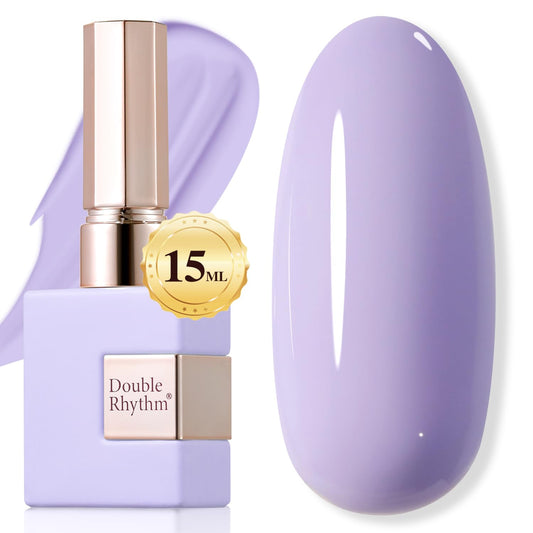 Purple Lilac Sheer Gel Nail Polish – Soak-Off UV/LED Gel Color, 15 ml
