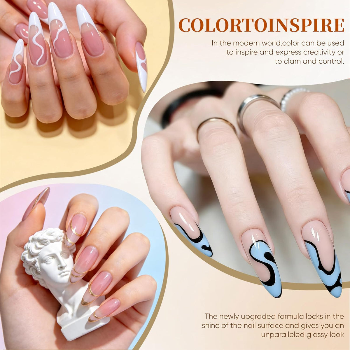 25-Color Gel Nail Polish Starter Kit with UV Nail Lamp – Soak-Off Gel Manicure Set