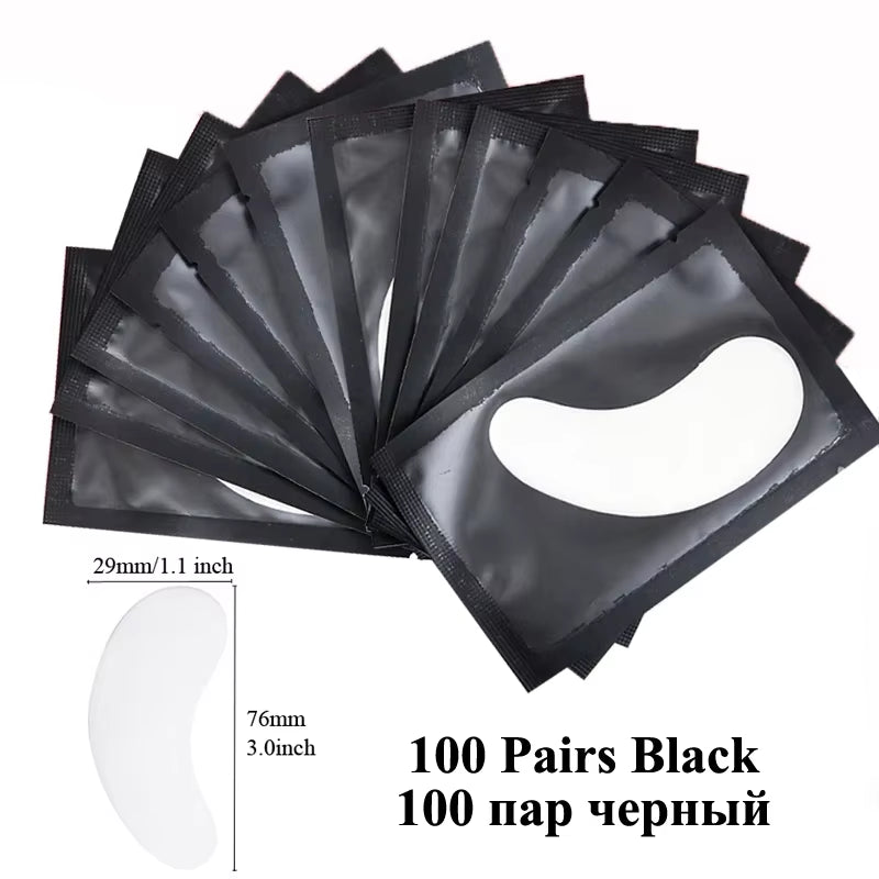 Hydrogel Under Eye Gel Pads – 50 Pairs, Lint-Free Eye Patches